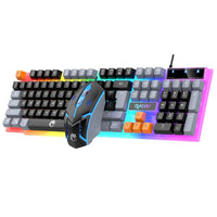 Thumbnail for RAIKU T26 Luminous Gaming Keyboard & Mouse Set – Three - Tone Backlight - InspiredGrabs.com