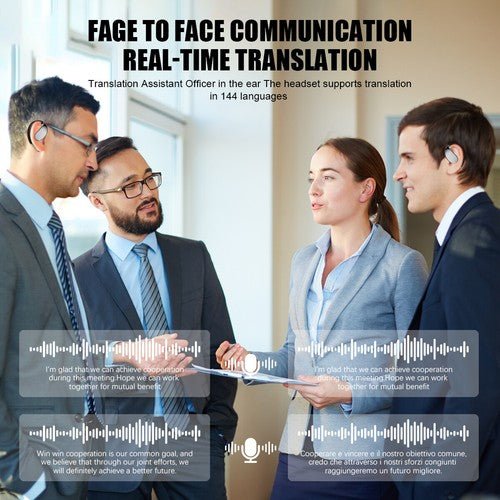 Real - Time Smart Translator Earbuds - 144 Languages - InspiredGrabs.com