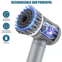Thumbnail for Rechargeable 5-Head Electric Spin Scrubber with LED Display - InspiredGrabs.com