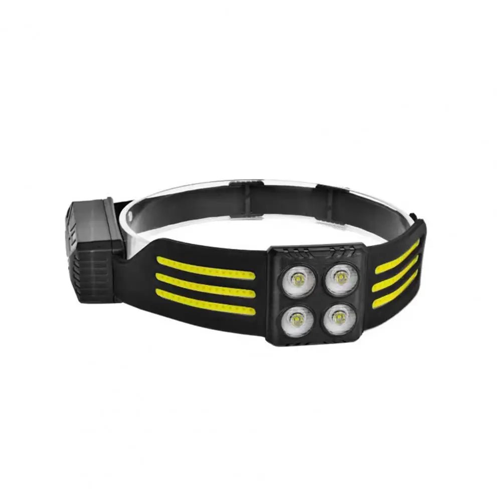 Rechargeable LED Headlamp with Sensor & Adjustable Band - InspiredGrabs.com