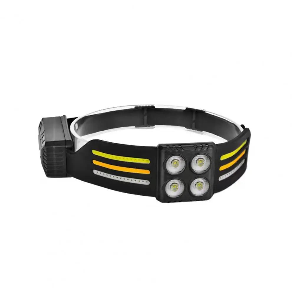 Rechargeable LED Headlamp with Sensor & Adjustable Band - InspiredGrabs.com