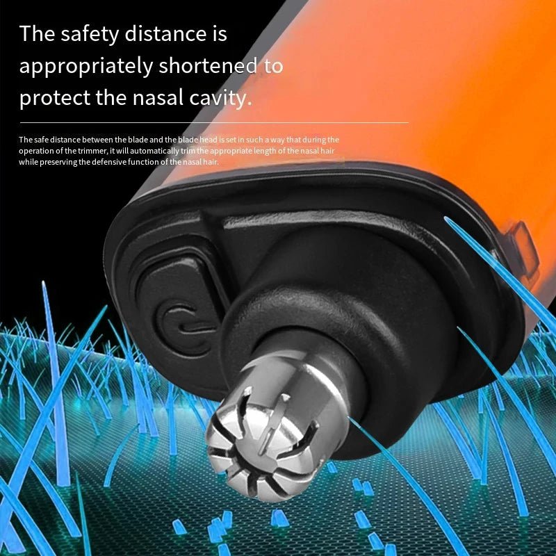 Rechargeable Nose & Ear Hair Trimmer for Men - InspiredGrabs.com