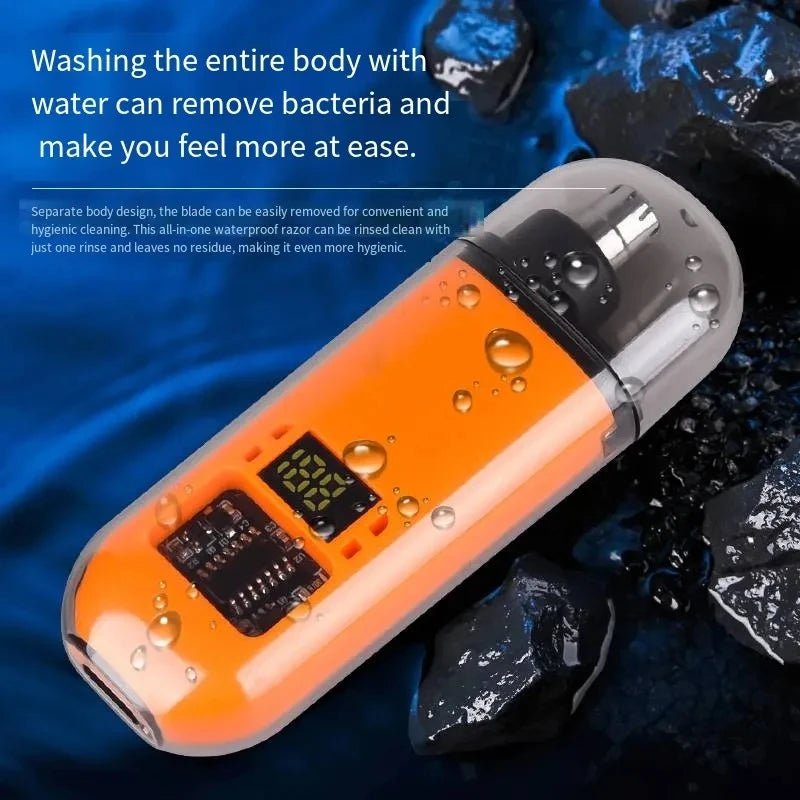 Rechargeable Nose & Ear Hair Trimmer for Men - InspiredGrabs.com