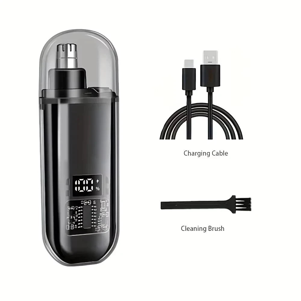 Rechargeable Nose & Ear Hair Trimmer for Men - InspiredGrabs.com