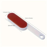 Thumbnail for Reusable Double-Sided Lint & Pet Hair Brush – Red - InspiredGrabs.com