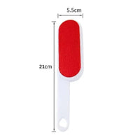 Thumbnail for Reusable Double-Sided Lint & Pet Hair Brush – Red - InspiredGrabs.com