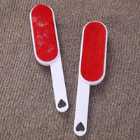 Thumbnail for Reusable Double-Sided Lint & Pet Hair Brush – Red - InspiredGrabs.com