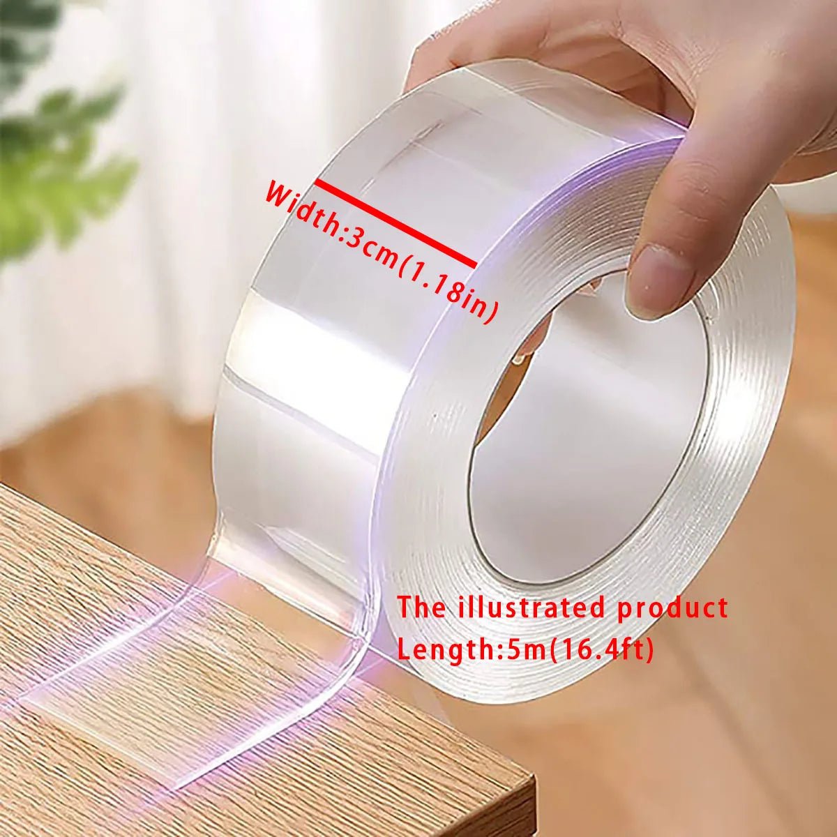 Reusable Double-Sided Nano Tape – 8 Sizes - InspiredGrabs.com