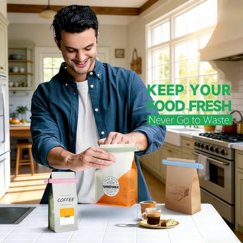 Reusable Food Bag Sealing Clips – 5 or 30 Pack - InspiredGrabs.com
