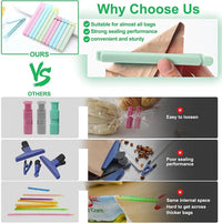 Thumbnail for Reusable Food Bag Sealing Clips – 5 or 30 Pack - InspiredGrabs.com