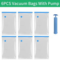 Thumbnail for Reusable Vacuum Storage Bags – 5 Sizes - InspiredGrabs.com