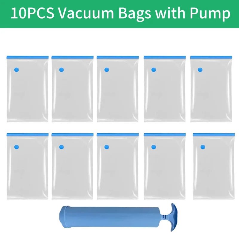 Reusable Vacuum Storage Bags – 5 Sizes - InspiredGrabs.com