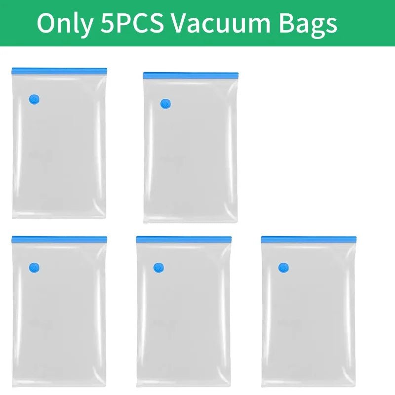 Reusable Vacuum Storage Bags – 5 Sizes - InspiredGrabs.com