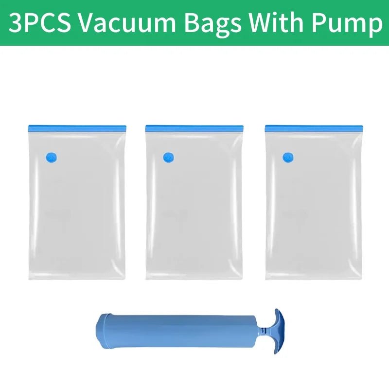 Reusable Vacuum Storage Bags – 5 Sizes - InspiredGrabs.com