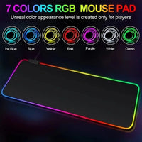 Thumbnail for RGB Gaming Mouse Pad - Touch Control, Non - Slip - InspiredGrabs.com
