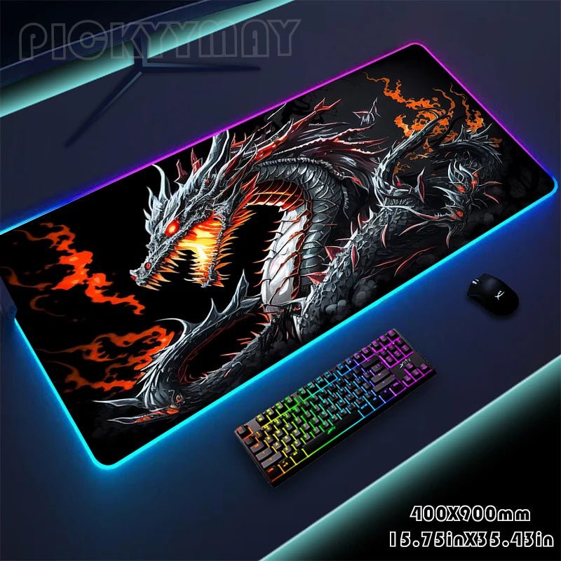 RGB Luminous Gaming Mousepad - XXL Design - InspiredGrabs.com