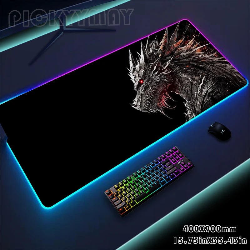 RGB Luminous Gaming Mousepad - XXL Design - InspiredGrabs.com