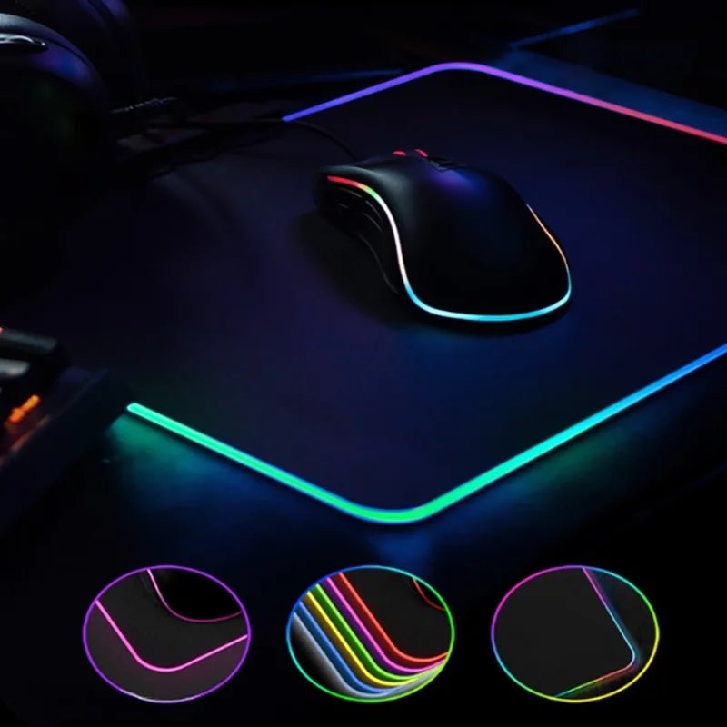 RGB Luminous Gaming Mousepad - XXL Design - InspiredGrabs.com