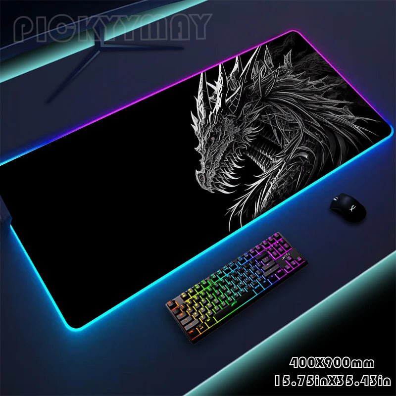 RGB Luminous Gaming Mousepad - XXL Design - InspiredGrabs.com
