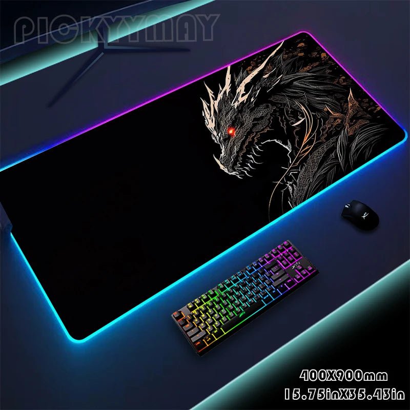 RGB Luminous Gaming Mousepad - XXL Design - InspiredGrabs.com