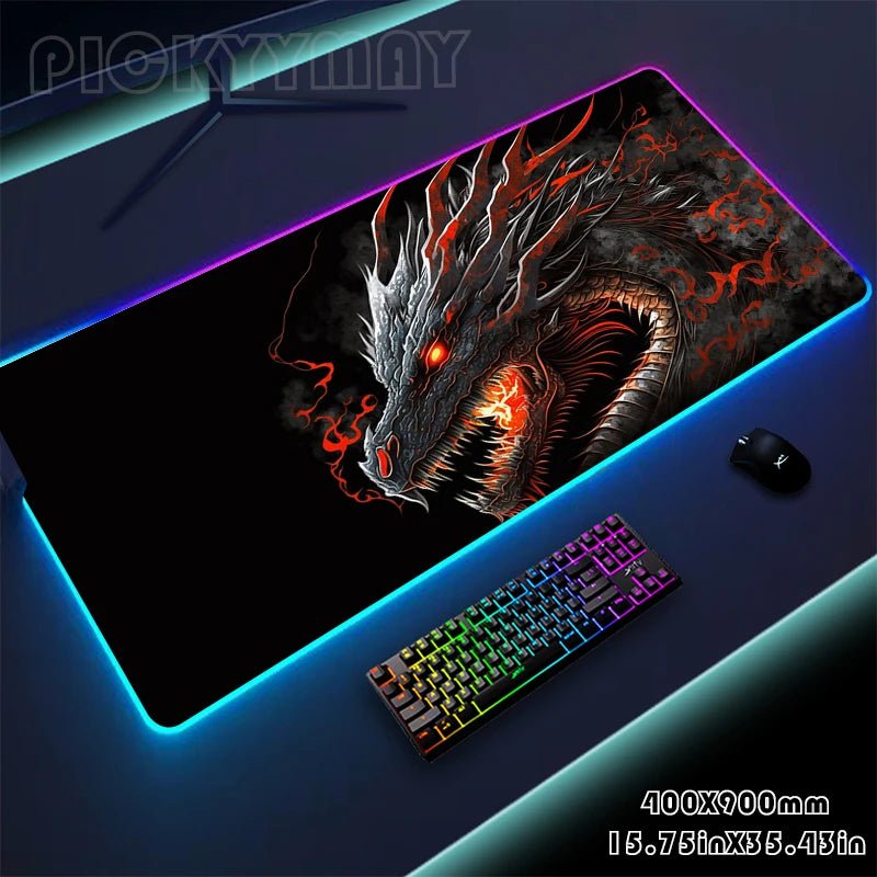 RGB Luminous Gaming Mousepad - XXL Design - InspiredGrabs.com