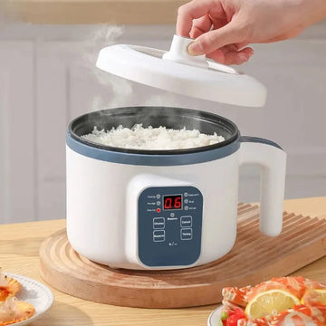 Rice Cooker — Single & Double Layer Multi Cooker with Non - Stick Hotpot Pan for 1–2 People - InspiredGrabs.com