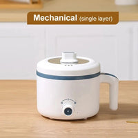 Thumbnail for Rice Cooker — Single & Double Layer Multi Cooker with Non - Stick Hotpot Pan for 1–2 People - InspiredGrabs.com