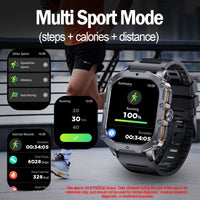 Thumbnail for Rugged Multi - Sport Smartwatch – Ultimate Fitness Companion - InspiredGrabs.com