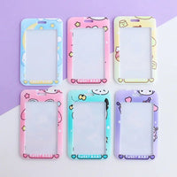 Thumbnail for Sanrio anime card holder Hello kitty kuromi Pochacco cartoon protective cover student bus card ID cute lanyard card holder gift - InspiredGrabs.com