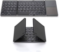 Thumbnail for Seenda Foldable Wireless Bluetooth Keyboard with Touchpad - InspiredGrabs.com