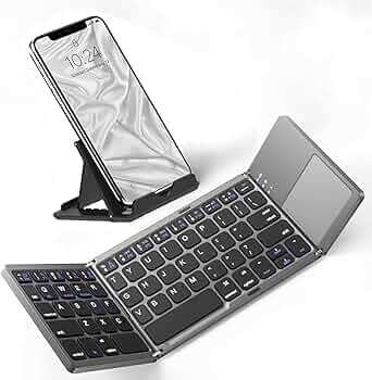 Seenda Foldable Wireless Bluetooth Keyboard with Touchpad - InspiredGrabs.com