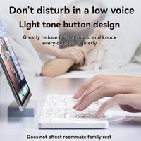 Thumbnail for Seenda Foldable Wireless Bluetooth Keyboard with Touchpad - InspiredGrabs.com