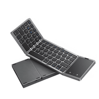Thumbnail for Seenda Foldable Wireless Bluetooth Keyboard with Touchpad - InspiredGrabs.com
