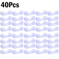 Thumbnail for Self-Adhesive Cable Organizer Clips – 5 to 60 Pack - InspiredGrabs.com
