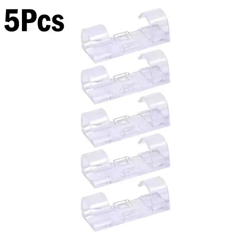 Self-Adhesive Cable Organizer Clips – 5 to 60 Pack - InspiredGrabs.com
