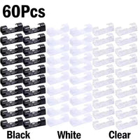 Thumbnail for Self-Adhesive Cable Organizer Clips – 5 to 60 Pack - InspiredGrabs.com