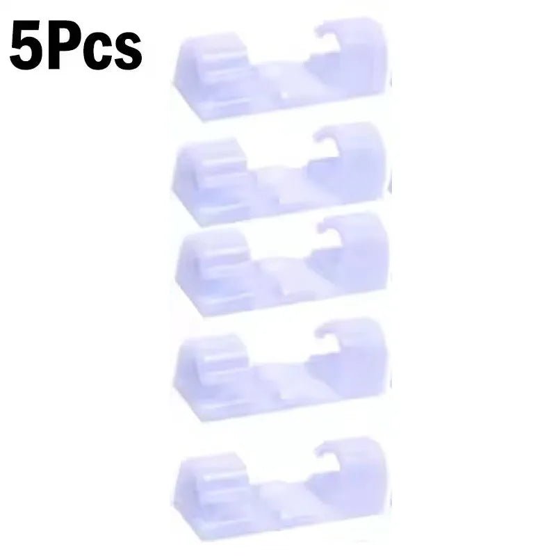 Self-Adhesive Cable Organizer Clips – 5 to 60 Pack - InspiredGrabs.com