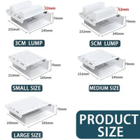 Thumbnail for Self-Adhesive Under-Desk Storage Drawer – Clear Medium - InspiredGrabs.com