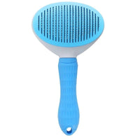 Thumbnail for Self-Cleaning Pet Slicker Brush – Gray - InspiredGrabs.com