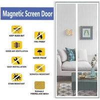 Thumbnail for Self-Closing Magnetic Mesh Door Screen – 2 Sizes - InspiredGrabs.com