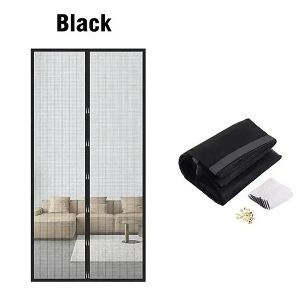 Self-Closing Magnetic Mesh Door Screen – 2 Sizes - InspiredGrabs.com