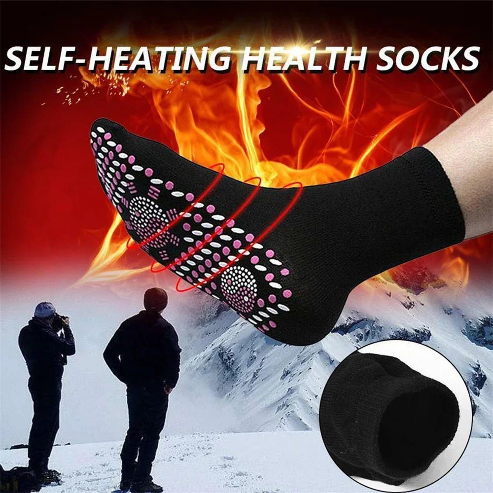 Self - Heating Magnetic Therapy Socks – Unisex Winter Warmth - InspiredGrabs.com