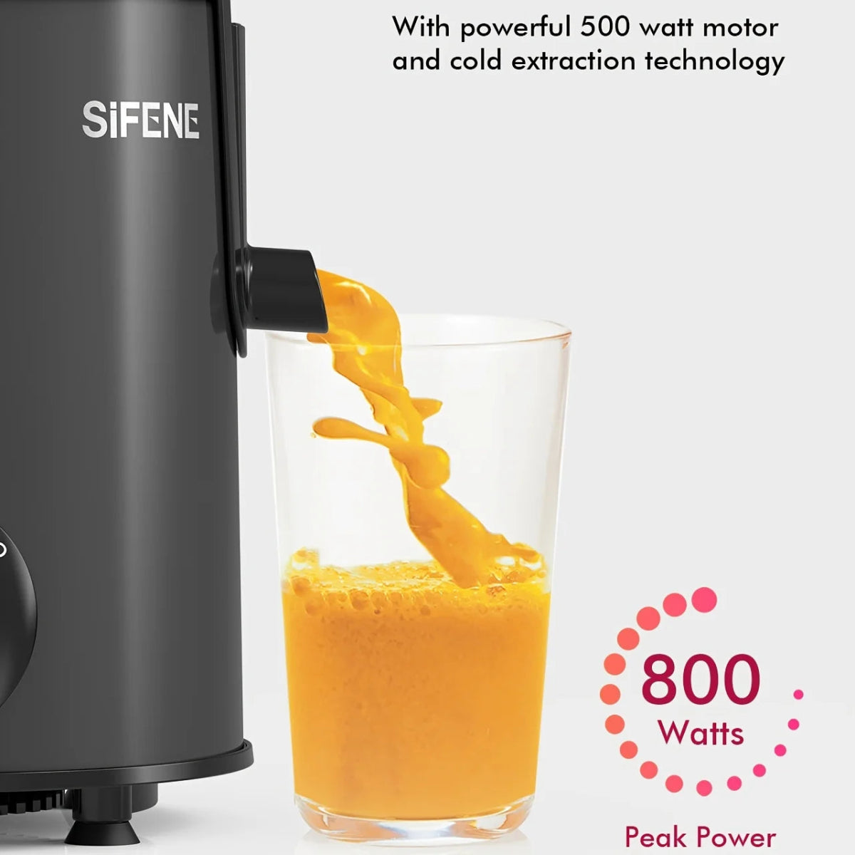 SiFENE Easy - Clean Juicer - 800W, BPA - Free - InspiredGrabs.com