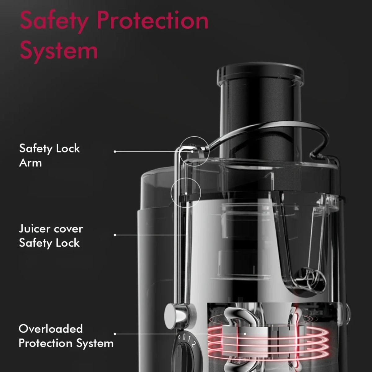 SiFENE Easy - Clean Juicer with 3" Wide Feed - InspiredGrabs.com