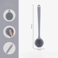 Thumbnail for Silicone Back Scrubber with Long Handle – Shower Bath Brush - InspiredGrabs.com