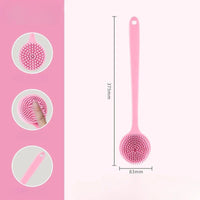 Thumbnail for Silicone Back Scrubber with Long Handle – Shower Bath Brush - InspiredGrabs.com