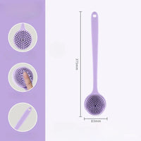 Thumbnail for Silicone Back Scrubber with Long Handle – Shower Bath Brush - InspiredGrabs.com
