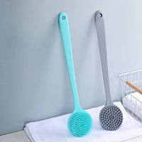 Thumbnail for Silicone Back Scrubber with Long Handle – Shower Bath Brush - InspiredGrabs.com