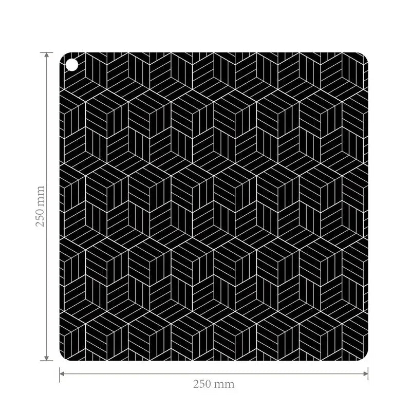 Silicone Induction Cooktop Protector Mat – 3 Patterns - InspiredGrabs.com