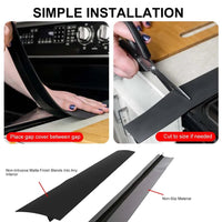 Thumbnail for Silicone Stove & Counter Gap Cover - InspiredGrabs.com